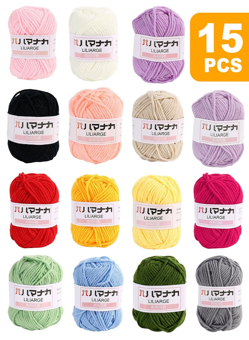 HomarKet 69PCS Portable Beginners Crochet Set Kit Ergonomic Crochet Hooks Travel Knitting with Crochet Yarn - Image 3